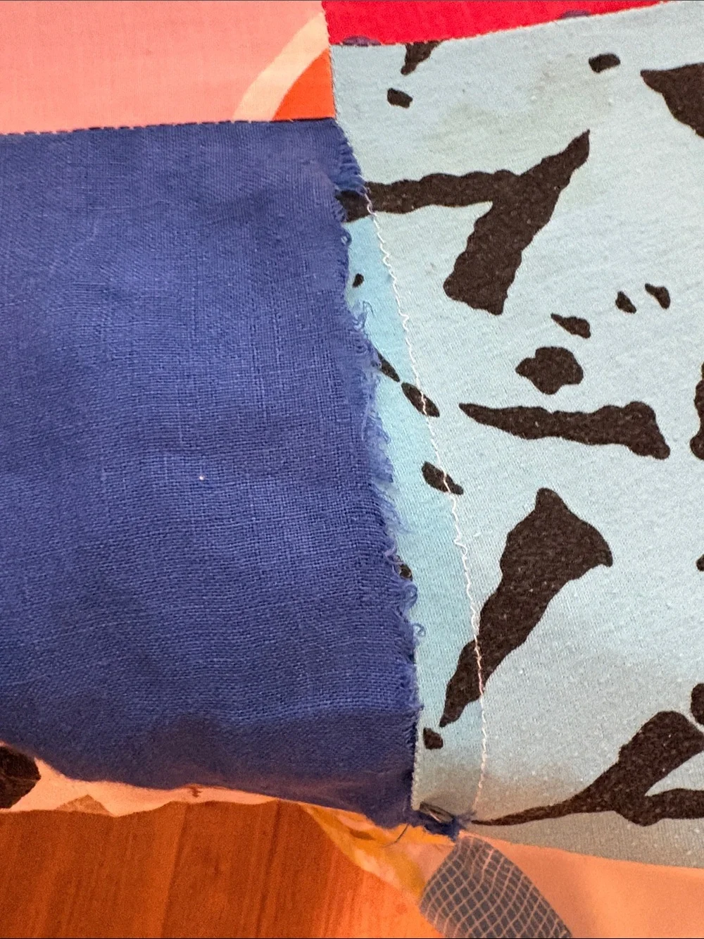 Handmade Vintage Patchwork Cotton Quilt